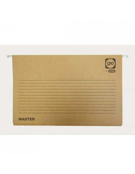 C 25 carpeta colgante fº master lomo v visor largo bicolor